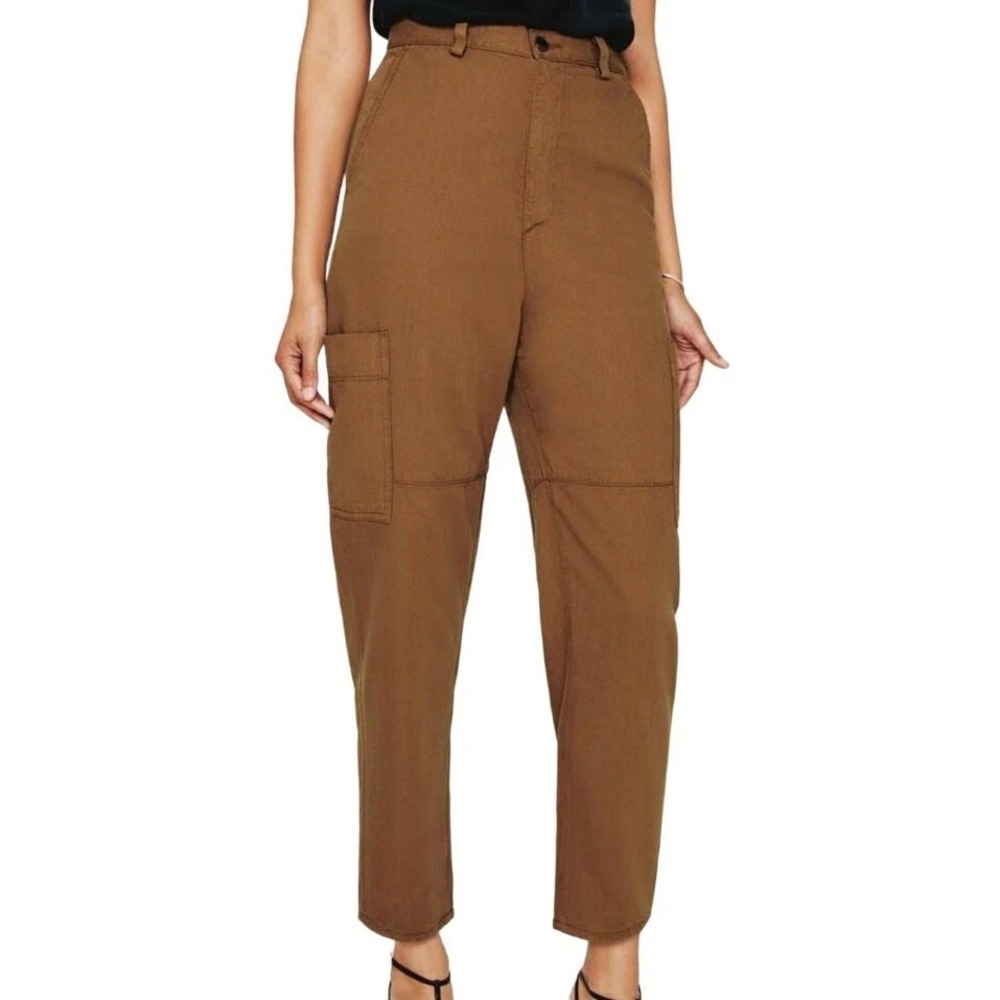 AG Adriano Goldschmied Renn Utility High Rise Barrel Pant Size 25 NWOT 80s Retro